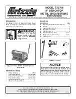 Предварительный просмотр 1 страницы Grizzly T32716 Instructions Manual