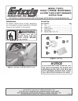 Grizzly T32793 Instructions preview