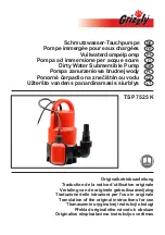 Grizzly TSP 7525 K Translation Of The Original Instructions For Use preview