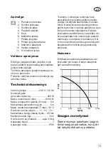 Предварительный просмотр 73 страницы Grizzly TSP 7525 K Translation Of The Original Instructions For Use