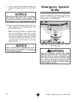 Предварительный просмотр 34 страницы Grizzly Vertical Mill G0667X Owner'S Manual