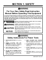 Preview for 4 page of Grizzly WOOD MILL G9959 Instruction Manual