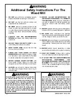 Preview for 6 page of Grizzly WOOD MILL G9959 Instruction Manual