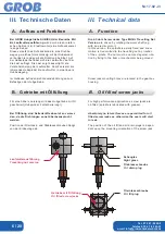 Предварительный просмотр 6 страницы Grob CUBIC BJ Operating Instructions Manual