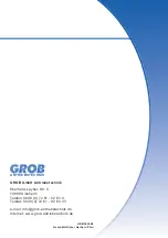 Preview for 16 page of Grob LinearChain Operating Instructions Manual