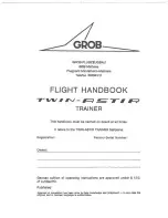 Предварительный просмотр 2 страницы Grob TWIN-ASTIR Flight Handbook