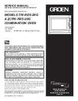 Preview for 1 page of Groen 2TRI-RES-20G Service Manual