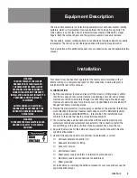 Preview for 5 page of Groen D - 40/60/80 TA/3 Operator'S Manual