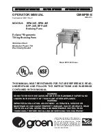 Groen Eclipse BPM-30E Operator'S Manual preview