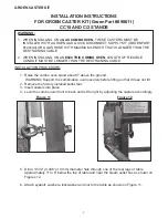 Предварительный просмотр 8 страницы Groen HY-3E Installation Instructions Manual