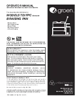 Предварительный просмотр 1 страницы Groen OM-BTD Operator'S Manual