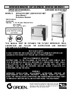 Groen SSB-10GF Operator'S Manual preview