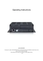 Groeneveld 4CH HD DVR Operating Instructions Manual preview