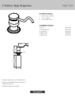 Grohe 06341XX0 Specification Sheet preview