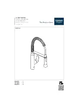 Preview for 1 page of Grohe 30 314 Manual