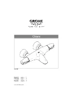 Предварительный просмотр 1 страницы Grohe 34 097 Manual