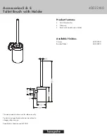 Grohe 40522000 Specification Sheet preview