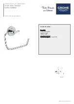 Preview for 1 page of Grohe 40689001 Product Specifications