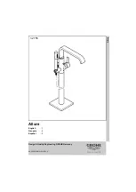 Preview for 1 page of Grohe Allure 32 755 Manual