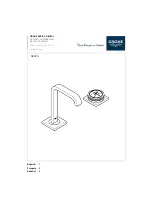 Preview for 1 page of Grohe Allure F-digital 36 345 Manual