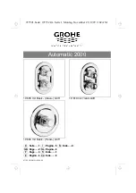 Preview for 1 page of Grohe Automatic 2000 19 605 Manual