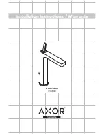 Grohe Axor 39020XX1 Installation Instructions Manual предпросмотр