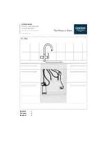 Preview for 1 page of Grohe BLUE 31 312 Manual