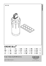 Grohe Blue 40 434 000 Installation Instructions Manual предпросмотр