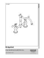 Grohe Bridgeford User Manual preview