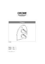 Grohe Chiara 19 184 Quick Start Manual preview