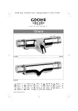 Grohe Chiara Series Manual preview