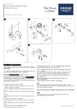 Предварительный просмотр 3 страницы Grohe CONCETTO 19575005 Manual