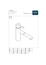 Grohe CONCETTO 30 273 Technical Product Information preview