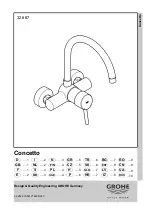 Grohe Concetto 32 667 Manual preview