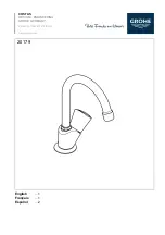 Grohe COSTA S 20 179 Quick Start Manual preview