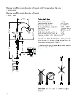 Предварительный просмотр 2 страницы Grohe Electronic 15180XX1 Installation Instructions Manual