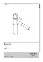 Preview for 1 page of Grohe Essence 32 170 Manual