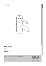 Grohe Essence 32 216 Quick Start Manual preview