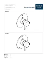 Preview for 1 page of Grohe ESSENCE NEW 19 987 Manual