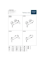 Preview for 1 page of Grohe ESSENCE NEW 23 539 Manual