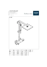 Preview for 1 page of Grohe Euphoria Manual