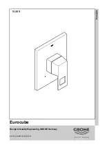 Preview for 1 page of Grohe EUROCUBE 19 899 Manual