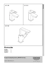 Preview for 1 page of Grohe Eurocube 23 129 Quick Start Manual