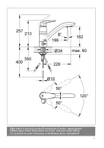 Preview for 2 page of Grohe Eurodisc 33 334 Manual