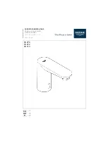 Предварительный просмотр 1 страницы Grohe EUROECO COSMOPOLITAN E 36 270 Installation Instructions Manual