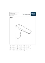 Предварительный просмотр 1 страницы Grohe Euroeco Cosmopolitan E 36 274 Quick Start Manual