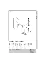 Preview for 1 page of Grohe Europlus E + Powerbox 36 387 Manual