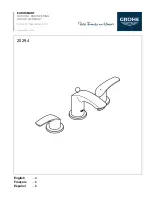 Grohe EUROSMART 20 294 Manual preview