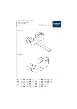 Preview for 1 page of Grohe EUROSMART COSMOPOLITAN T 36 319 Assembly Instructions Manual