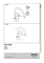 Предварительный просмотр 1 страницы Grohe Eurostyle 33 980 Manual